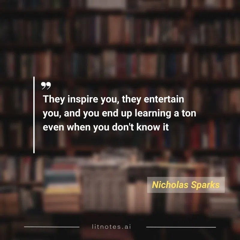 They inspire you, they entertain you, and you end up learning a ton even when you don't know it
